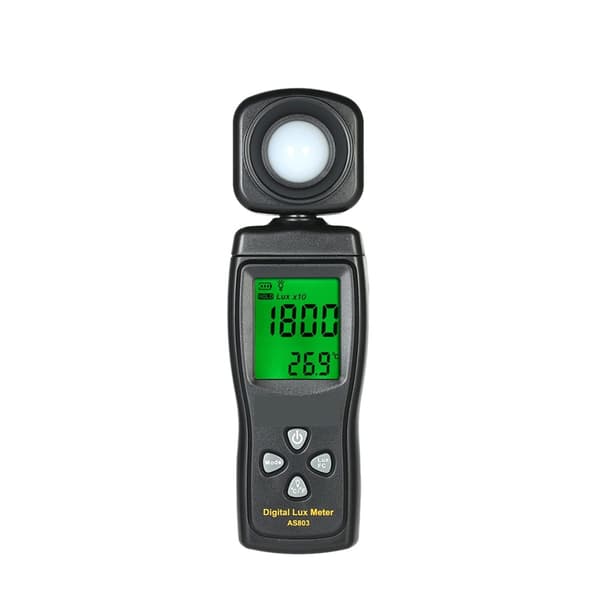 Mini bärbar LCD-digitaldisplay Illuminometer Luminometer Fotometer Luxmeter Ljusmätare 0-200000