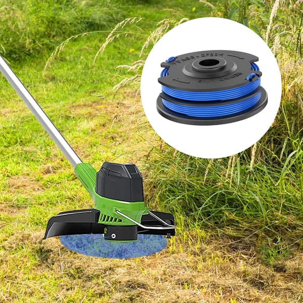 Strimmertrådspoler, 1,65 mm diameter, dobbeltlinje 8,3 m lang