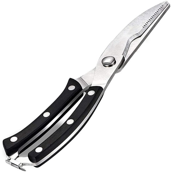 Kökssax Multifunktionell Rostfritt Stål Köksax Tunga Fjäderfä Sax Kycklingben för Fjäderfä, Fisk, Skaldjur, Örter, Kött