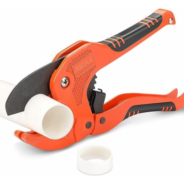 PVC-skærer Heavy Duty Ratchet-rørafskærer til skæring af 42 mm OD PVC PPR-plasticslange og VVS-rør til elektrikere, reparatører, professionelle pla