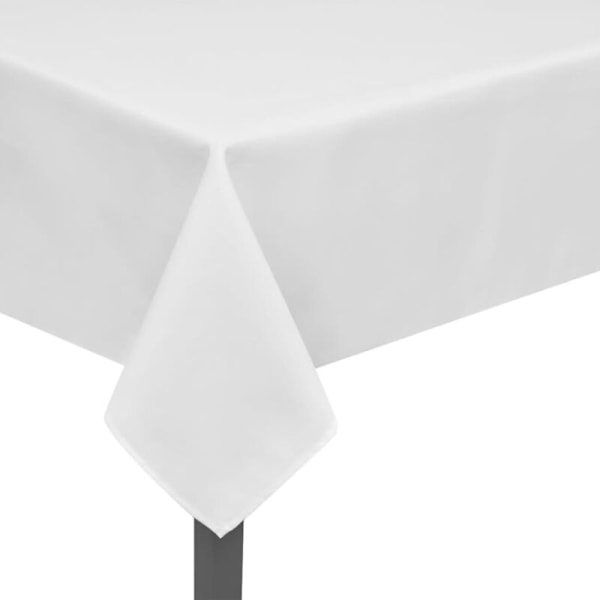 Duker 5 stk Hvit, 130x130 cm
