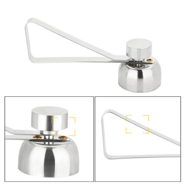 Metallipuukkosakset Munankuoren Pullonavaaja Kuorenleikkuri Kaksipuolinen Munan Korkea Pullonavaaja Raaka Keitetty Muna Luova Keittiötyökalu（10*2.5CM）