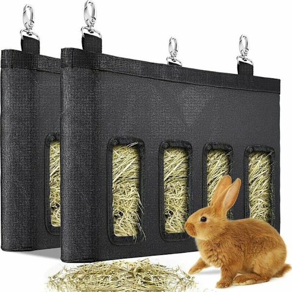 2 kpl kanin heinätelinepusseja, marsun heinätelinepussi, riippuva heinäpussi pienille eläimille