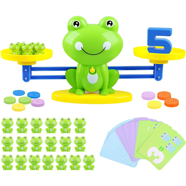 Tasapaino laskenta lelut Cool matematiikka pelit, hauska, opettavainen lasten lahja ja oppiminen lasten lelut 3 4 5 6 7 8 vuotiaille tytöille pojille (Vihreä.)