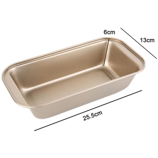 2 stk. Non-stick rektangulær brødform Brød Kage Bageform Toastovn Bageform til madlavning kød, snacks, stegte æg, grill, dessert