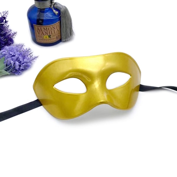 1 st maskeradmask Halloween karneval kostymmask (slumpmässig färg)