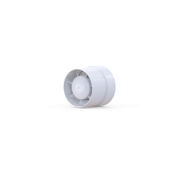 Ekonomiska fläktar 125 mm, 12 W/130 m3, axialdriven linjär fläkt: badrum, kök, källare.