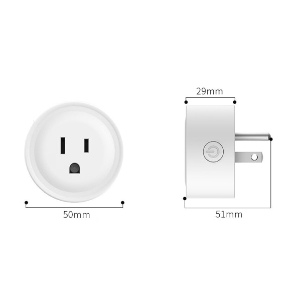 Pistoke - Älykäs pistoke, älykäs pistorasia Bluetooth Mesh, helppo asennus, ääni- ja Alexa-sovelluksen etäohjaus, ETL- ja FCC-sertifiointi