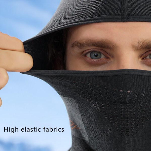 Vinter ride maske, åndbart design i en vindtæt og kuldebestandig honeycomb, varm beskyttende skimaske