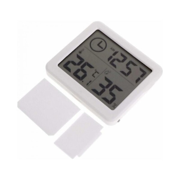 Digital inomhus hygrometer termometer, väderbeständig LCD C/F omkopplingsbar temperatur- och fuktighetsmätare med vägg- och bordsstöd