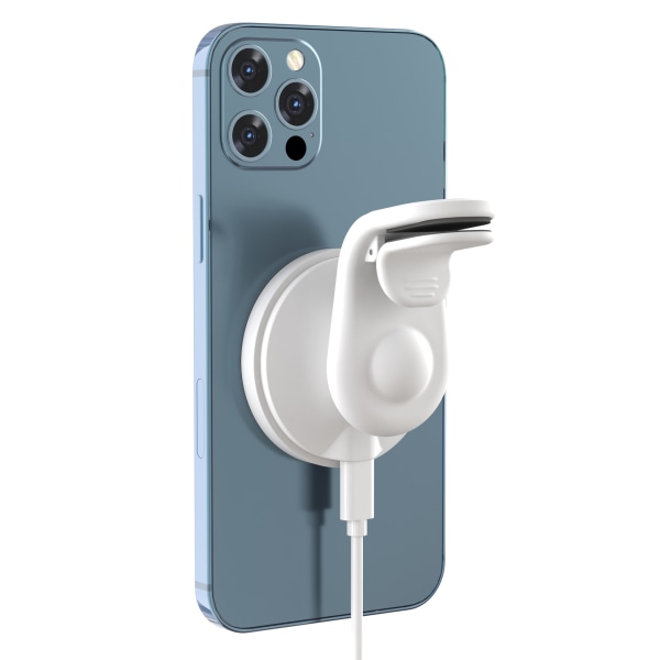 Magnetisk trådløs billader - For Apple 12 iphone13 Magnetisk trådløs billader (hvit)