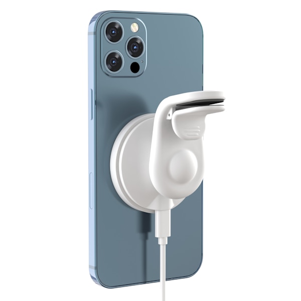 Magnetisk trådløs billader - Til Apple 12 iphone13 Magnetisk trådløs billader (hvid)