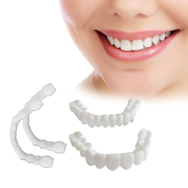 Set med 2 kosmetiska silikoner Perfect Smile Comfort Fit Flex Teeth V