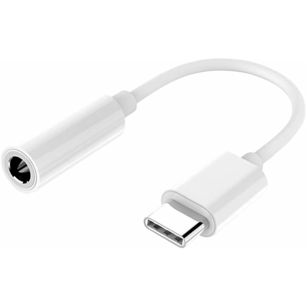 Headset-adapter - USB Type C til 3,5 mm jackstik - AUX-lydstik - til Huawei P20, P20 Pro, P30, P30 Pro, Xiaomi 6/8, Mix 2/3, OnePlus6