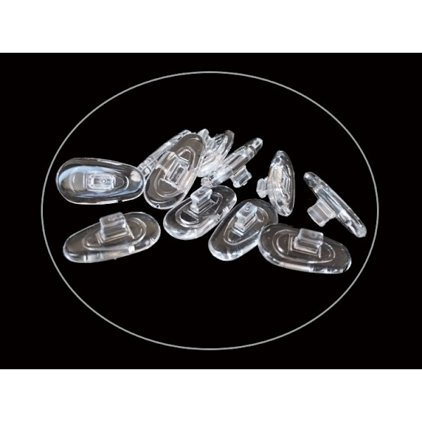 Formet skub ind # 2 Silikone næsepuder 14 mm /~ 0,6 '' (10 par)