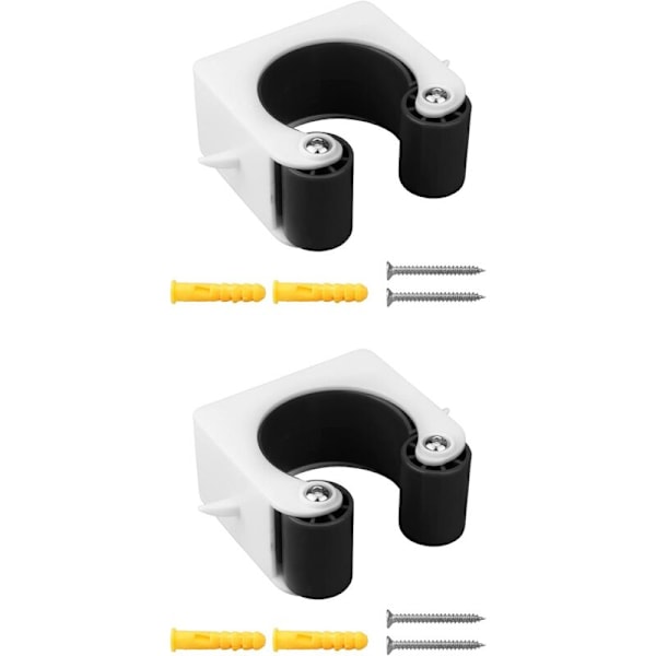 Sykkelparkeringsspenne Sykkelstativ Oppbevaringsklips Terrengsykkel Parkeringsspenne Oppbevaringsstativ for Sykkel Veggfester 2 stk