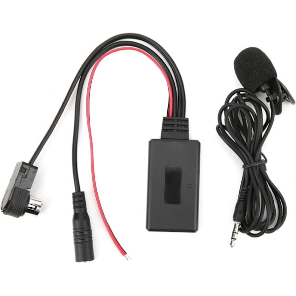 AUTO Bluetooth 5.0 AUX Adapter Kabel Bluetooth 5.0 Modtager med Mikrofon Håndfri Opkald Udskiftning til Alpine CDA-9857 CDA-9886 CDA-117