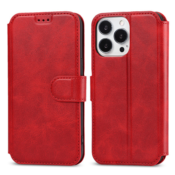(Punainen) Case iPhone 14 ProMaxille, Iskunkestävä TPU case,