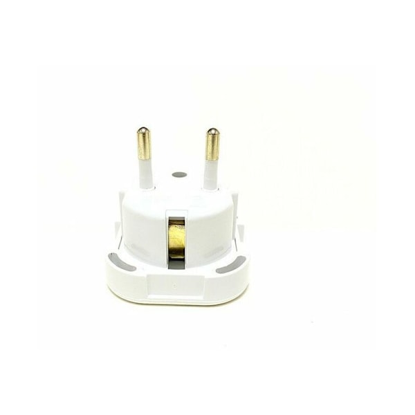 Reiseadapter - Britisk 3 Britisk Standard Hvite Standard Pins til europeisk standard kontakt,