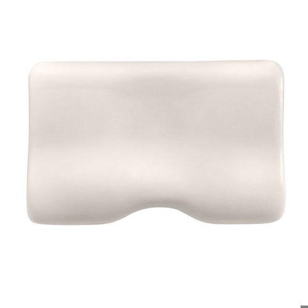 Ergonomiskt Kudde - Inphysio - Set med 2 Komfort Plus-kuddar, i 100% polyuretan viskoelastisk skum, 54 x 33 x 12/6 cm Ecru