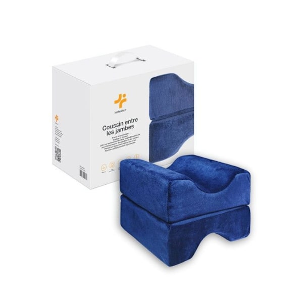 Ergonomisk Knä Kudde för Sömnen - Ortopedisk Kudde - Minnesform Mellan Ben Anti Smärta 25 x 20 x 17 cm