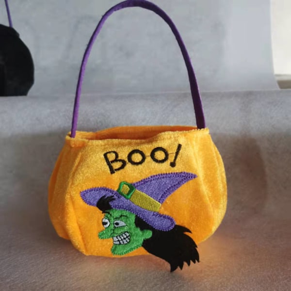 Halloween-karkkipussi, karkkipussi, kannettava kolmiulotteinen kurpitsapussi, lasten lahja, Halloween-rekvisiitta, Halloween-pussi 3MM Pumpkin Bag One Size