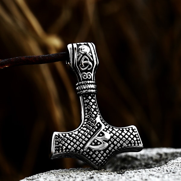 Beier Nordic Viking Celtic solmu ruostumattomasta teräksestä riipus ulkomaankauppa uusi retro titaaniteräs ankkuri kaulakoru korut BP8-261 Single Pendant