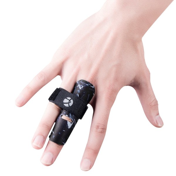 piece, Black M Finger Sleeve Support Protector Förhindra fingerskador under sport
