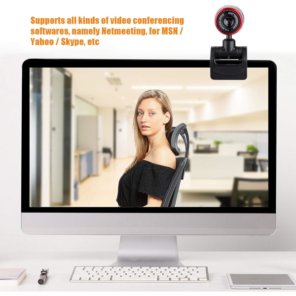 360 graders miniwebbkamera - USB kamera för Skype/MSN