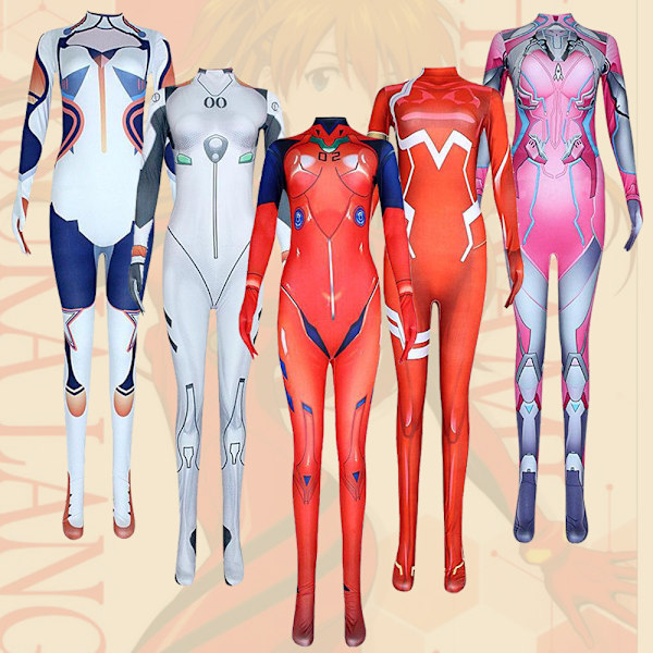 Halloween strømpebukser DVA Daji Zero two02 Overwatch Kiana Ayanami Rei Evangelion Ayanami Rei 2XL (175-180cm)