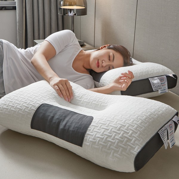 1 st mjuk anti-kollaps kudde kärna halskota stöd sömn extra massage kudde vuxen sovsal enkel skiljevägg 48*74cm SAP kudde SAP kudde