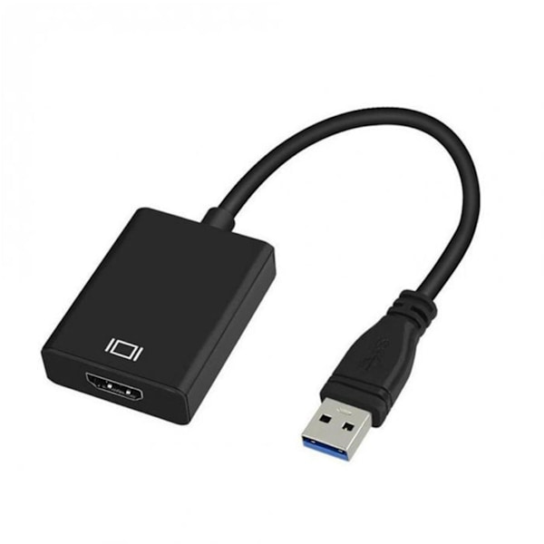 USB 3.0 - HDMI-sovitin HD 1080P -videokaapelipidike muunnin äänen ulostulolla