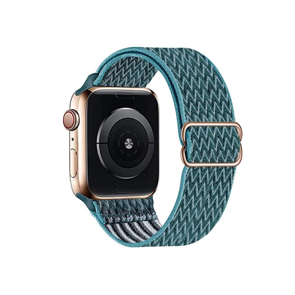 Stretchig rem kompatibel med Apple Watch band, kompatibel med i Watch Series 6/5/4/3/2/1 SE（14#，38/40mm）