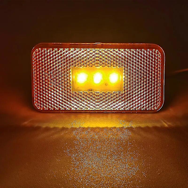 24v Amber Led-valot Scanian sivuvalaisimelle Raskaat kuorma-autot Scanian etäisyysvaloille kuorma-auton koriosat +2liitin  oem1737413