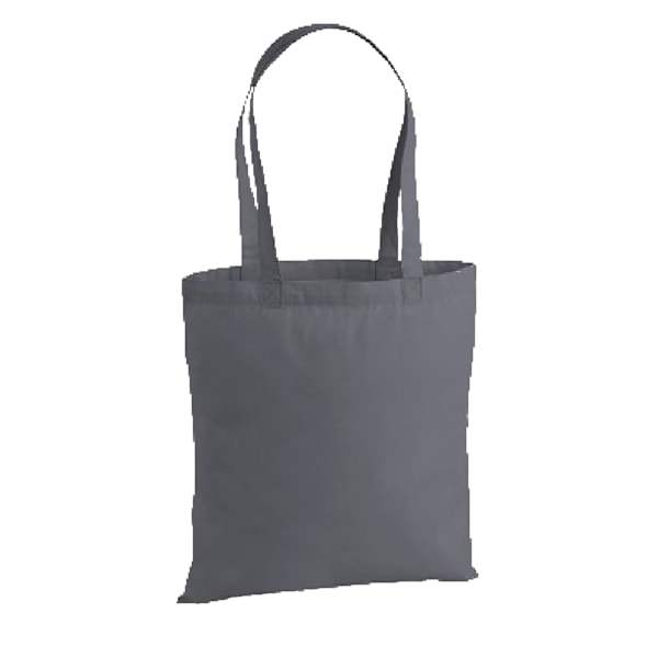 Westford Mill Premium Cotton Tote Bag One Size Graphite Graphite