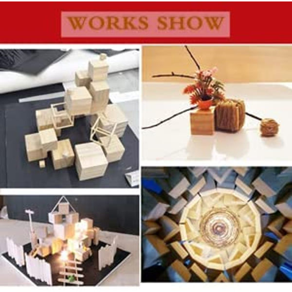 20 stycken träkuber, ofärdiga träblock, små fyrkantiga träblock för hantverk och gör-det-själv-projekt (20 mm)