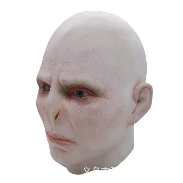 Harry Potter Voldemort maske hodeplagg Halloween latex skrekk skummel maske kryss Latex Voldemort headgear