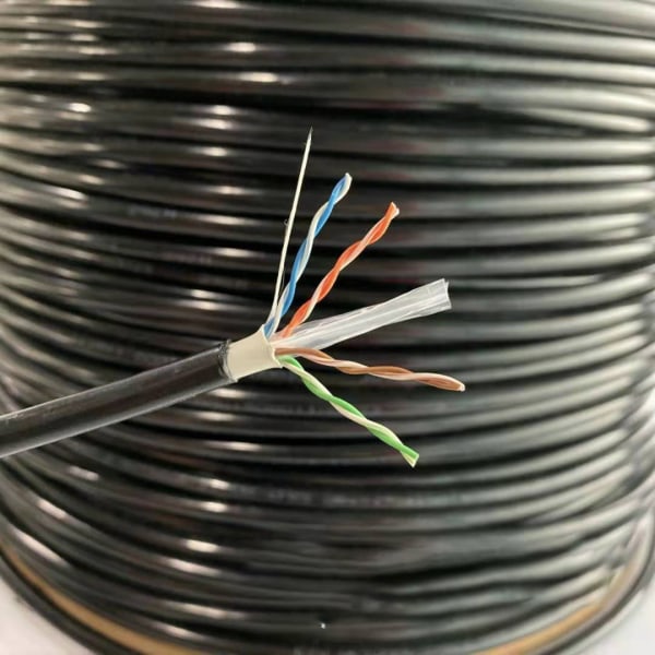 CAT 6 nätverkskabel - Ethernet LAN 10/100/1000 Gigabit Patch Lead Black 5m