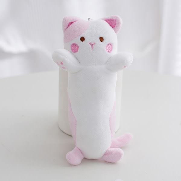 Creative Long Cat Doll e Plush Toy Girls F?delsedagspresent Doll Plus A Cherry