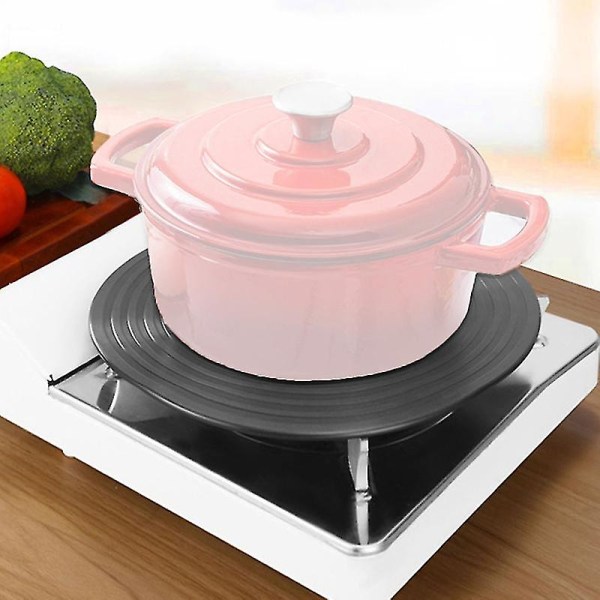 2 st/ set Värmespridare Halkfri design Värmeabsorberande aluminium Matlagning Värmeledningsplatta för kök