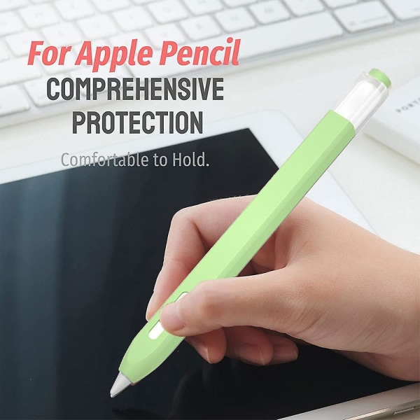Skyddande mjukt cover, kompatibelt med Apple Pencil 2nd Genjelly Transparent Color