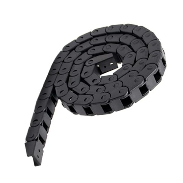 Tow Chain, High Quality Energy Chain, Zipper, Cable Pulling for 3D Printer, Applicable for 3D Printer, CNC Router Machine (Black)