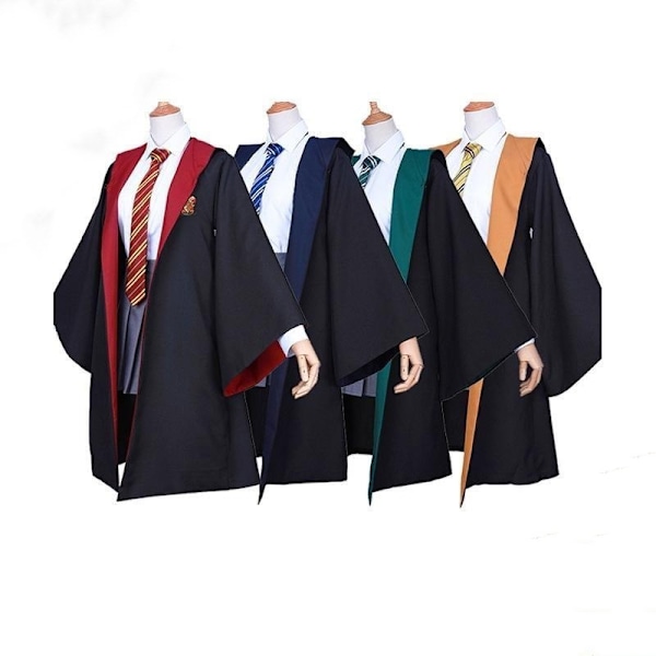 Harry Potter magisk kappe cosplay barnkappe kappe Potter kostyme Halloween klær trollmann kappe-FCL Gryffindor【Red Robe】 Adult S【155-165】