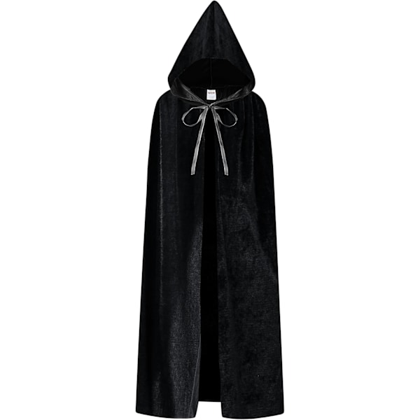 Long cloak with hood velvet cape children