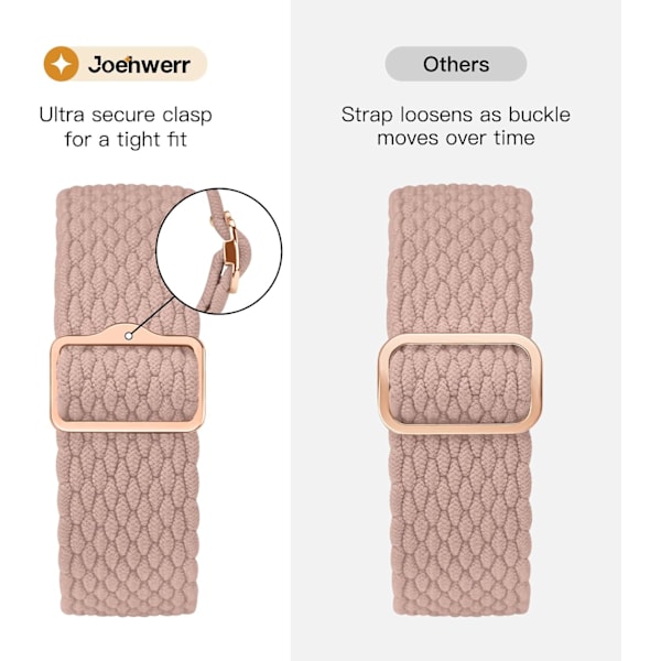 Halksäker Flätad Armband Kompatibel med Apple Watch Band Justerbar Elastisk Ersättningsband för iWatch Ultra SE 9 8 7 6 5 4 3 2 1