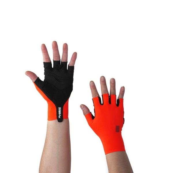 Cykelhandskar Half Finger Glove ORANGE S