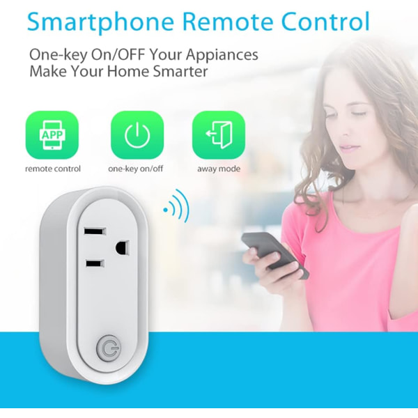 Z-Wave Plus Smart Mini Plug Zwave Socket Zwave Outlet Home Automation - Arbeta med SmartThings och mer(WR012)