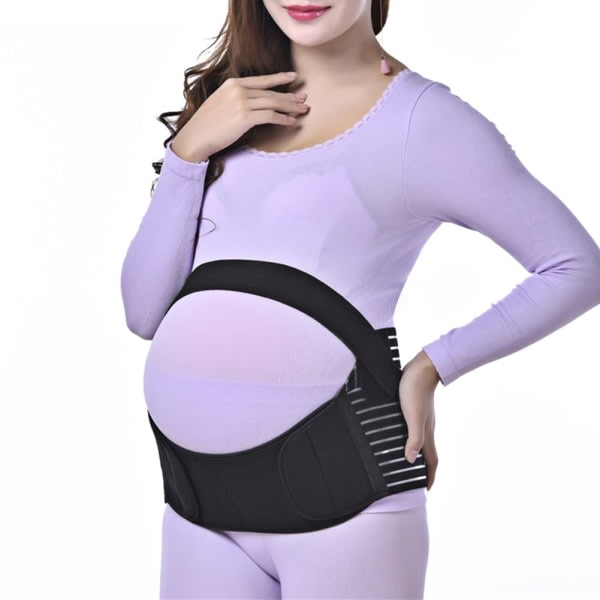 Justerbart gravidbälte för kvinnor i midjan bak magen