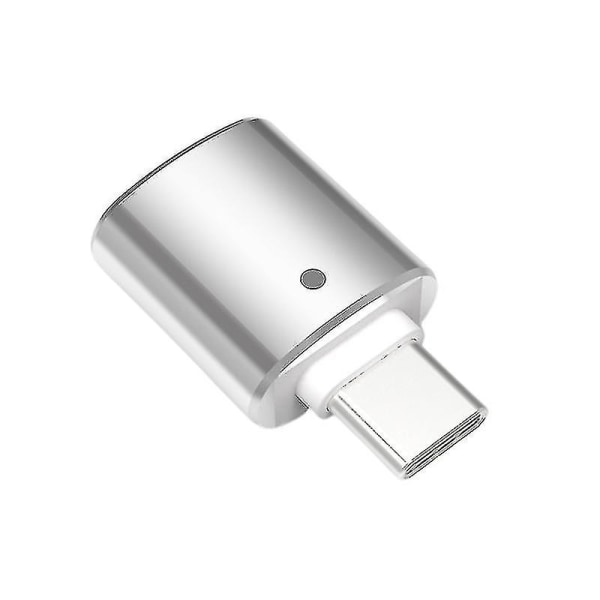 Bärbar mikro-usb till typ-c mobiltelefonadapterkontakt med indikatorlampa Zhexin