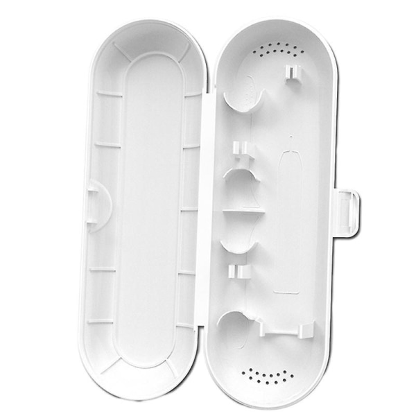 Elektriskt tandborste case för för portabla elektriska tandborsta lådor Vit